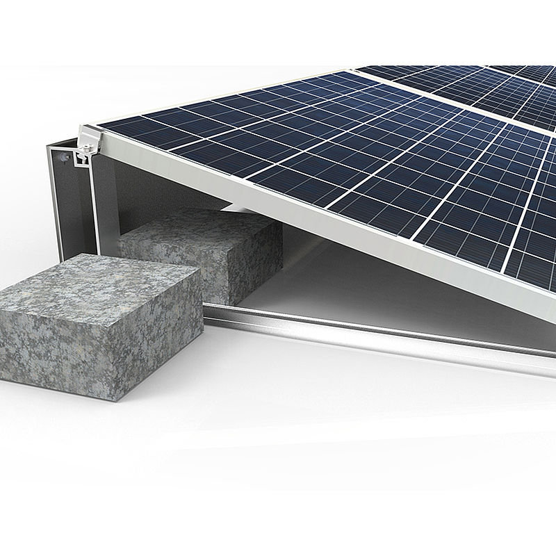 System CORAB PB-068.1 aero 15 stopni południe (1 kpl mocowania) AL
